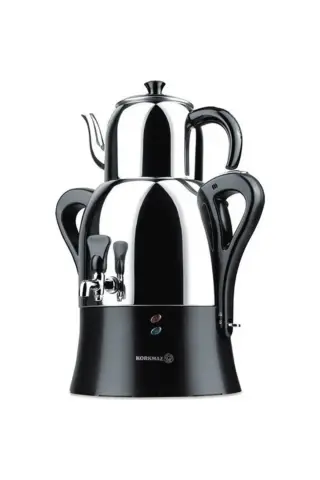 چای‌کلیک قوری استیل مشکی A341-04
