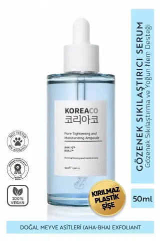 سرم احیاکننده و سفت‌کننده منافذ و مرطوب‌کننده AHA و BHA (AHA%10-BHA%2)
