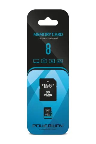 کارت حافظه 8 گیگابایت به همراه آداپتور