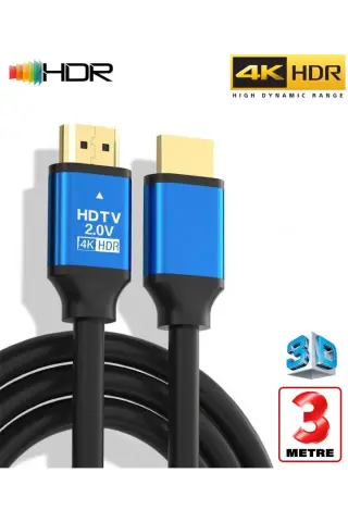 کابل HDMI 3 متری 4K Ultra HD با سرعت بالا مدل C-592 HDTV Premium