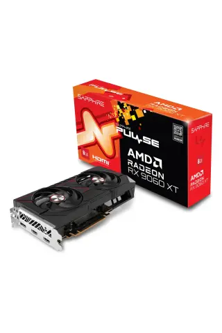 کارت گرافیک گیمینگ Pulse AMD Radeon RX 9060 XT 11350-04-20G 8GB OC GDDR6 128Bit