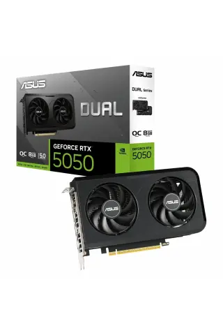 کارت گرافیک دوگانه GeForce RTX 5050 OC با 8 گیگابایت حافظه GDDR6 و 128 بیت HDMI/DP