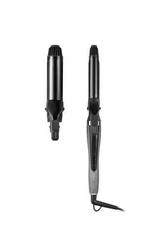 ست حالت دهنده مو ترندکر سرامیک با 3 سری مختلف رنگ آنتراسیت - AR5101