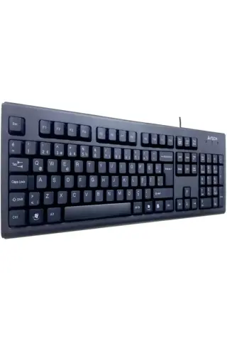 کیبورد چندرسانه‌ای Fn با کابل USB مدل Km-720 سیاه