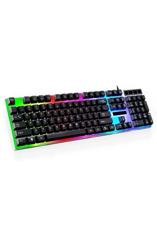 کیبورد گیمینگ RGB با نورپردازی