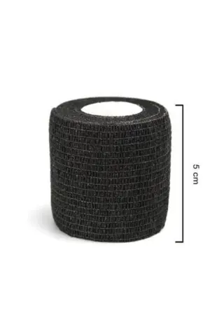 باند چسبی الاستیک خودچسب سیاه رنگ 5 سانتی‌متری