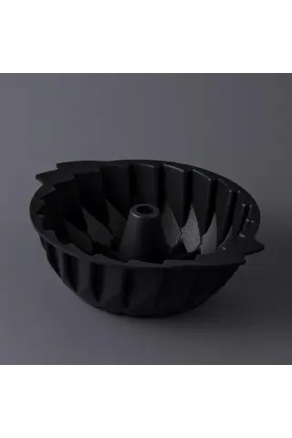 قالب کیک گرد مشکی شارک سوئیسی