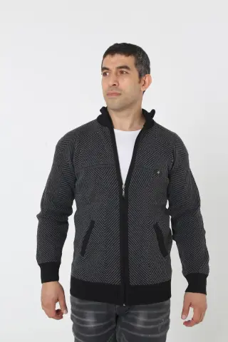 کاپشن و سویشرت با زیپ بافت سوپر باتال بابا