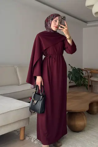 لباس یقه شال bordo