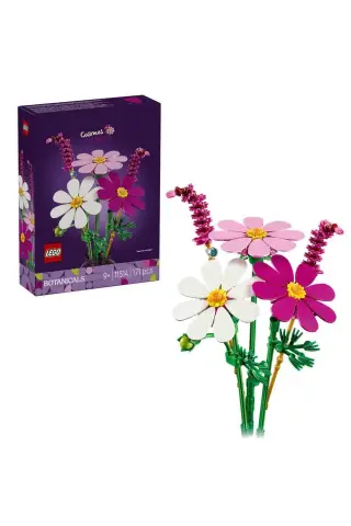 لگو ست ساخت مدل دکوری گل‌های کازموس لگو ۱۱۵۱۴ برای کودکان ۹ سال به بالا
