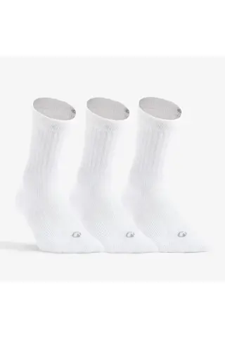 جوراب تنیس آرتنگو - با ساق بلند - بسته ۳ عددی - سفید - Rs 500