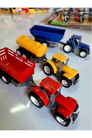 ست تراکتور با تریلر 3 تایی