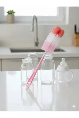 فرچه تمیزکننده شیشه و شیرخوری (1 عدد مخلوط)