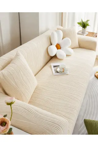 روکش مبل سه نفره کشی و قابل شستشو با الیاف الاستیک