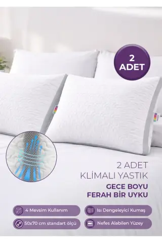 2 عدد بالش سیلیکونی با تهویه - سری DayCool - 2 x 800 گرم بالش سیلیکونی با تهویه