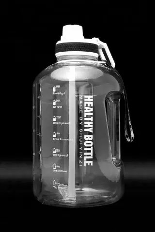 بطری آب وینتا بدون BPA با ظرفیت 2.5 لیتر - بطری آب سفید، شیشه آب، بطری آب (بدون کیف)
