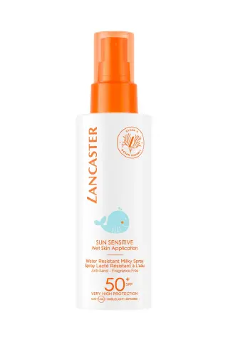 اسپری شیرین ضد آفتاب مخصوص کودکان SPF50+ لنسستر 150ML