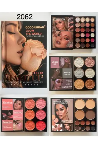 ست آرایشی مدل دفتر چند کاره رنگی Coco 48