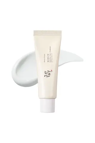 کرم ضد آفتاب روشن کننده با فیلتر شیمیایی UV SPF 50 PA - پروبیوتیک برنج رلیف 50ml