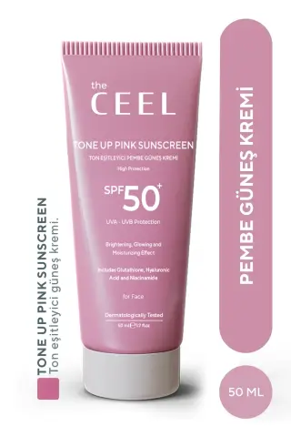 کرم ضد لک و تنظیم کننده رنگ پوست با SPF 50+ رنگ صورتی | گلوتاتیون، اسید هیالورونیک 50 میلی‌لیتر