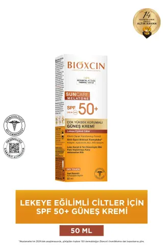 کرم ضد آفتاب مخصوص پوست‌های مستعد لک SPF 50 - آلفا آربوتین، کلاژن، اسید هیالورونیک 50 میلی‌لیتر