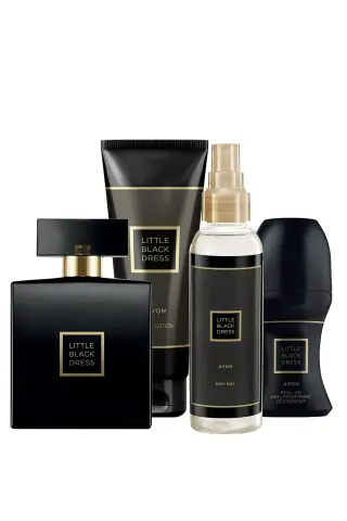 ست لوسیون رولون و اسپری بدن عطر لیل بلک درس