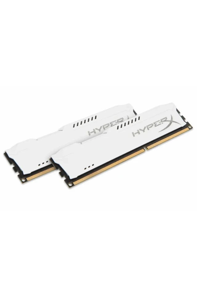 رم کینگستون هایپر ایکس سفید 16 گیگابایت (2x8 گیگابایت) 1600MHz DDR3 (HX316C10FWK2/16) با DDR4 سازگار نیست