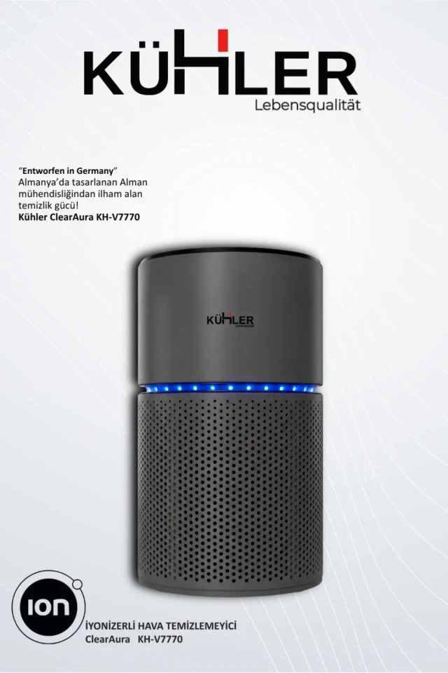 دستگاه تصفیه هوا ClearAura KH-V7770 – یونیزه کننده و فیلتر ۳ مرحله‌ای