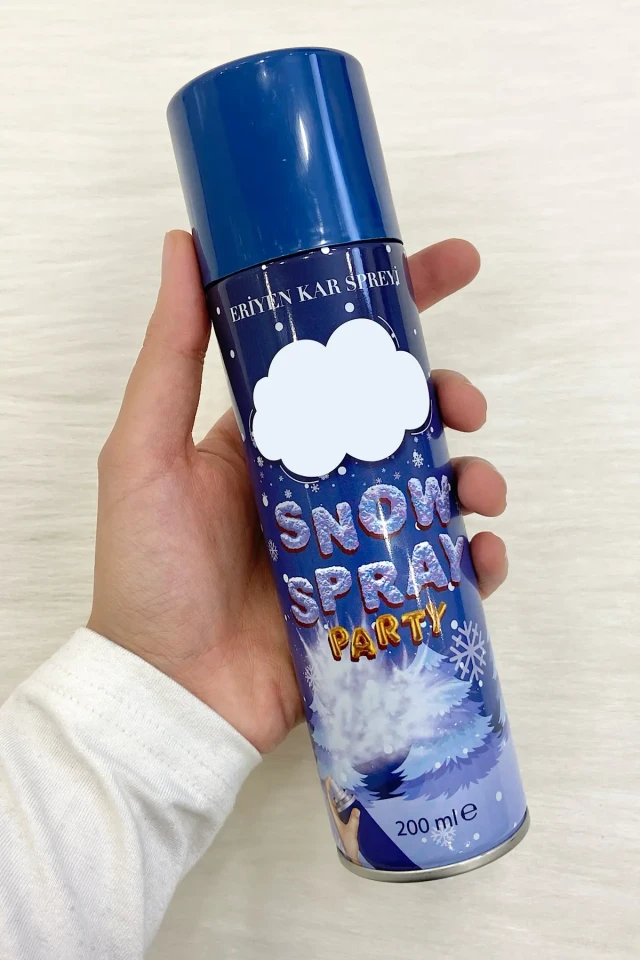 اسپری برف Eriyen 200ml ضد لک سایز بزرگ، مناسب برای عروسی، حنا، جشن وداع با مجردی و نمایش عروس