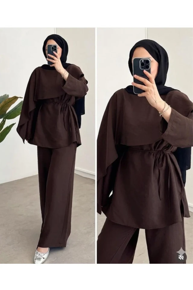 ست دو تکه پوشش با کلاه LİFA