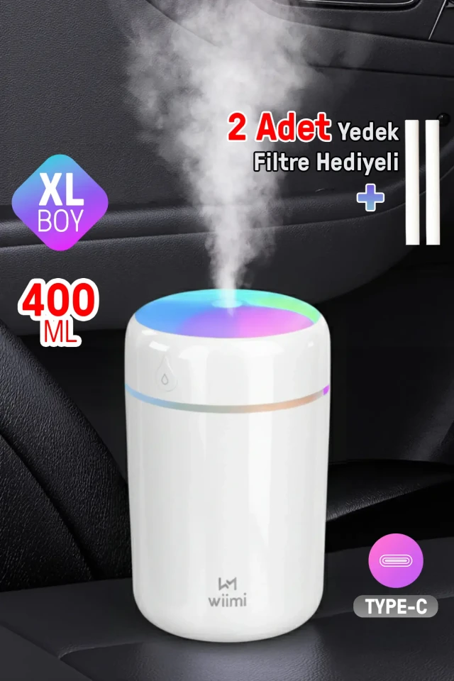 بخارشوی و رطوبت‌ساز اولتراسونیک 400 میلی‌لیتر و دیفیوزر عطر