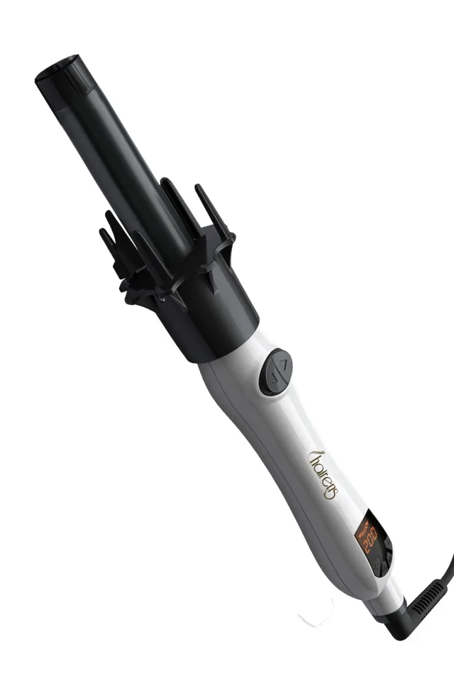 فر کننده مو اتوماتیک HRS-430 با قطر 32 میلیمتر - موج آبی - سفید