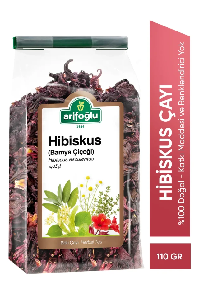 هیبیسکوس، گل انار، گل بامیه، گل مکه 110 گرم
