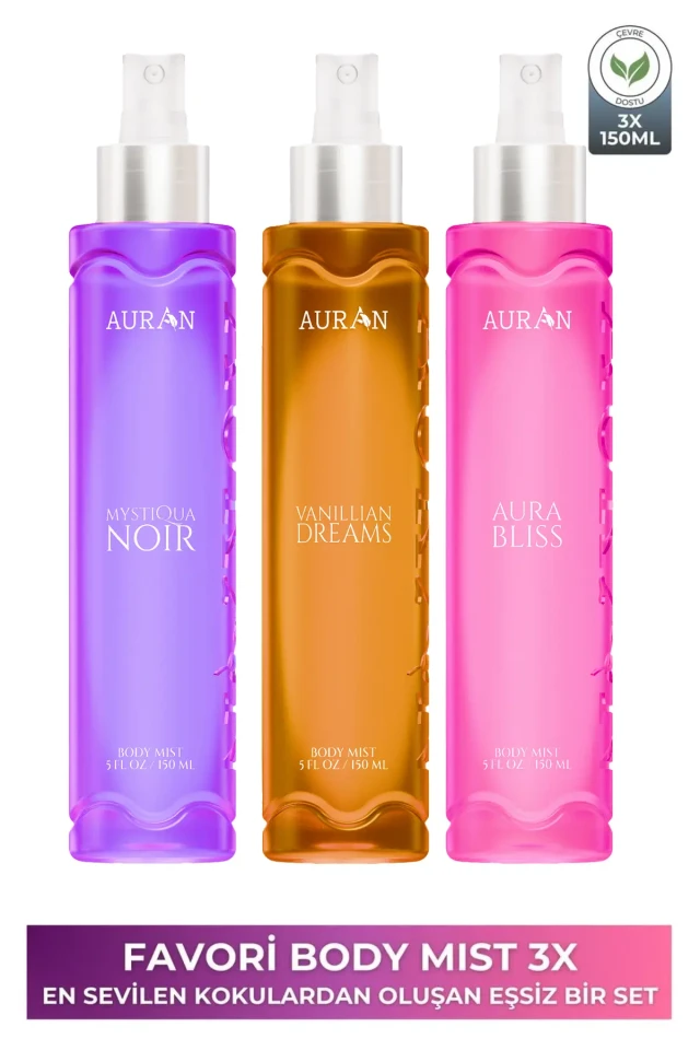 ست اسپری بدن زنانه با عطر محبوب 3 عددی 150 میلی لیتری