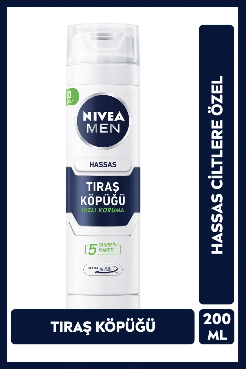 کف اصلاح مردانه نیوآ 200ml، مناسب پوست‌های حساس، محافظت سریع، آرامش‌بخش، تجربه اصلاح راحت