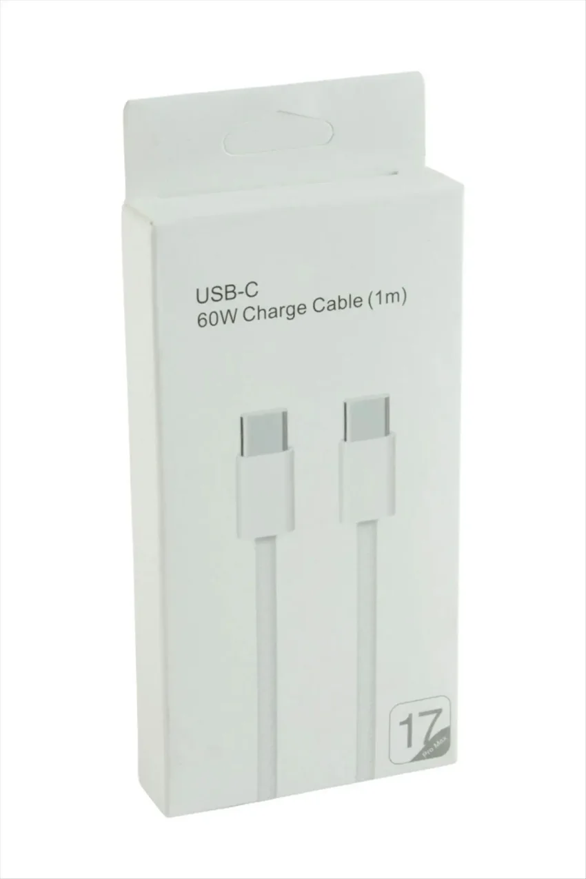کابل شارژ و داده تایپ C یک متر