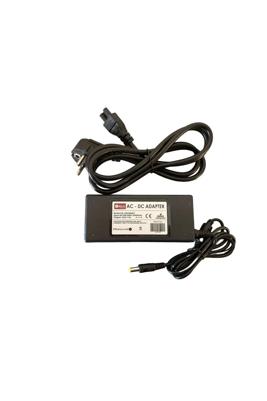 آداپتور LED 24 ولت 5 آمپر با جک 5.5x2.5