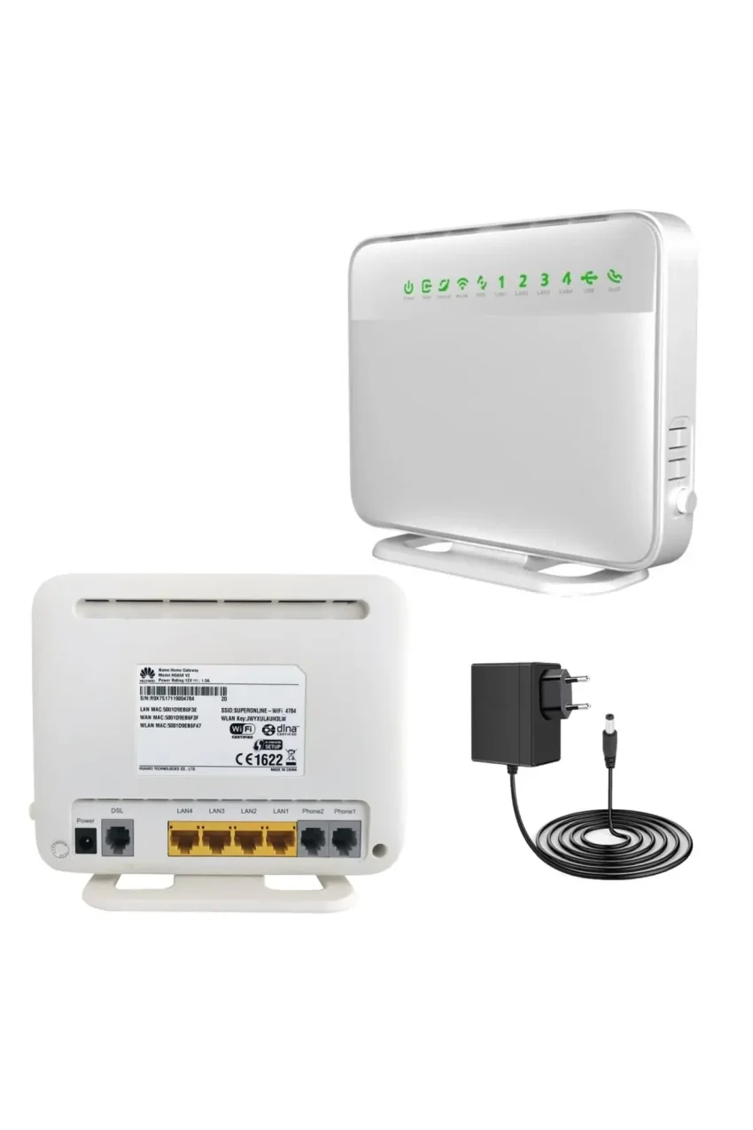 مودم HUAWEI HG658 V2 VDSL/ADSL2+/USB با ۴ پورت و سرعت ۳۰۰ مگابیت بر ثانیه