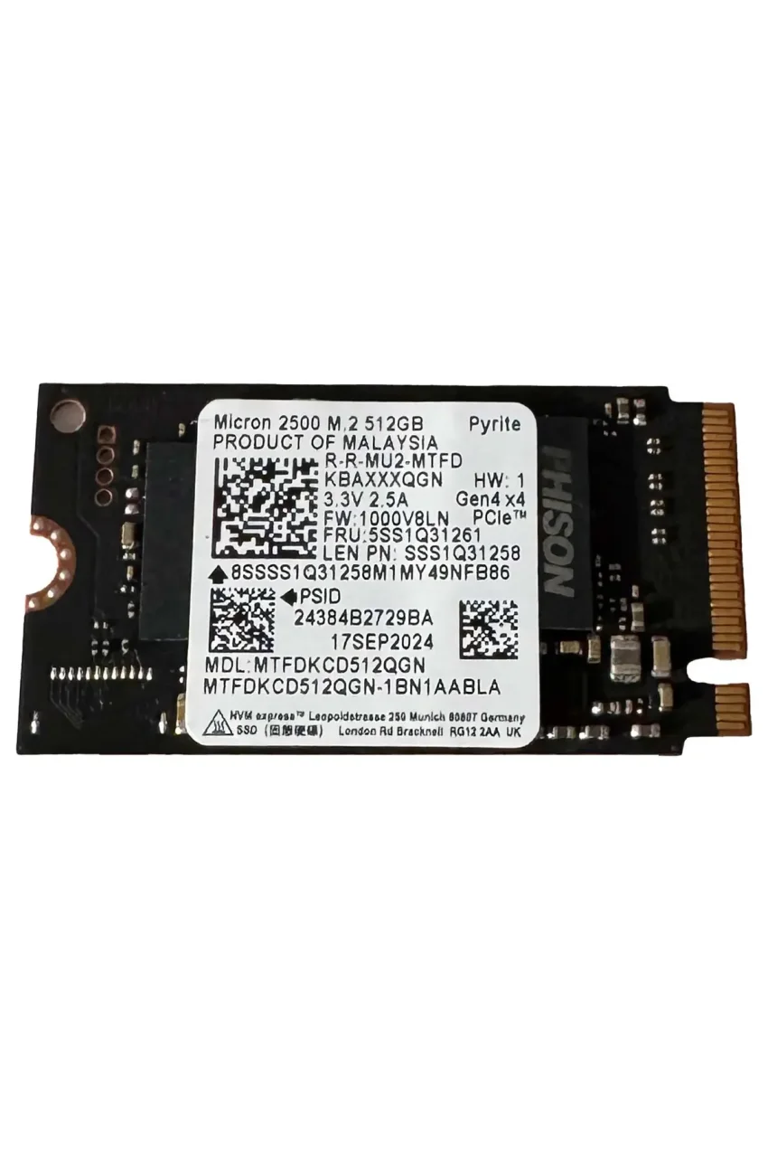 اس اس دی M.2 2500 MTFDKCD512QGN 512GB با سرعت 4200/2000MB/s Gen4x4