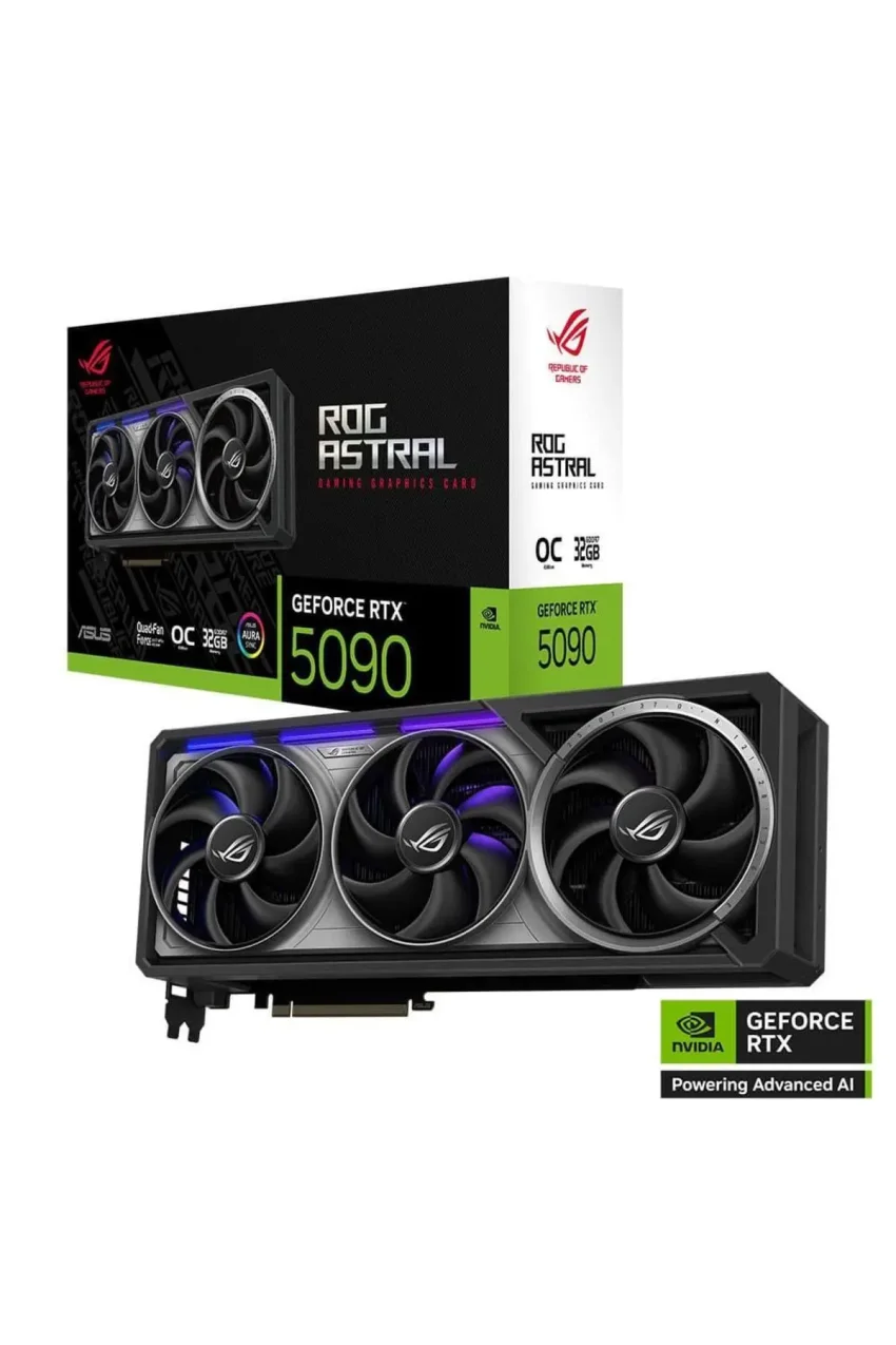 کارت گرافیک ROG-ASTRAL-RTX5090-O32G-GAMING 32GB 512Bit GDDR7 DP/HDMI PCI 5.0