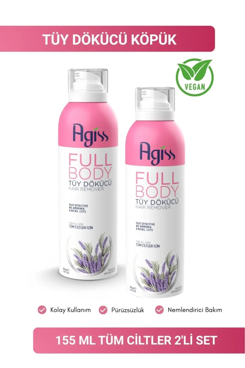 اسپری تیوک دکویچی تمام بدن، کاهش دهنده مو و فوم تیوک دکویچی 155ml ست 2 عددی