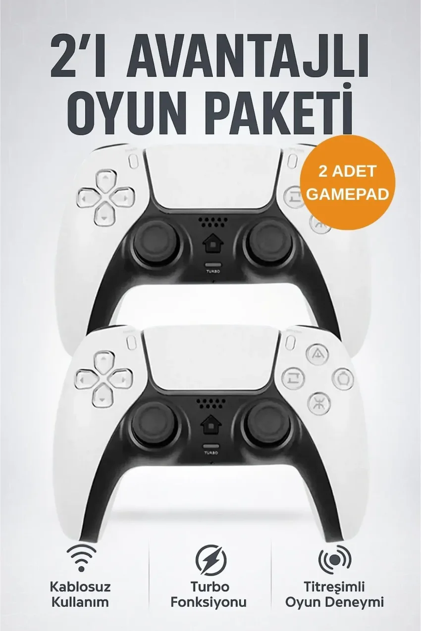 دسته بازی بی‌سیم بلوتوثی 2 لیتری T28 سازگار با PS4، PS5 و PC