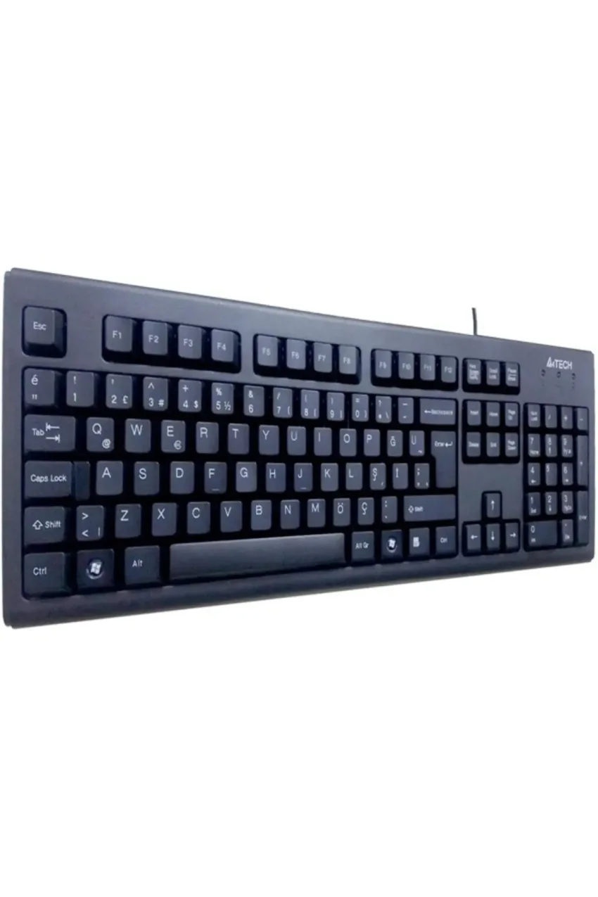 کیبورد چندرسانه‌ای Fn با کابل USB مدل Km-720 سیاه