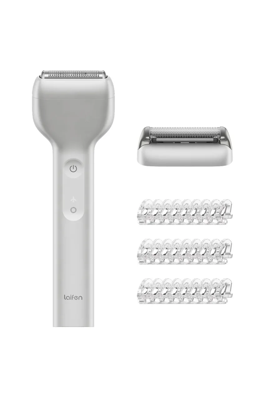 ماشین اصلاح T1 Pro و اصلاح کننده ریش - خاکستری روشن (با گارانتی لایفن ترکیه)