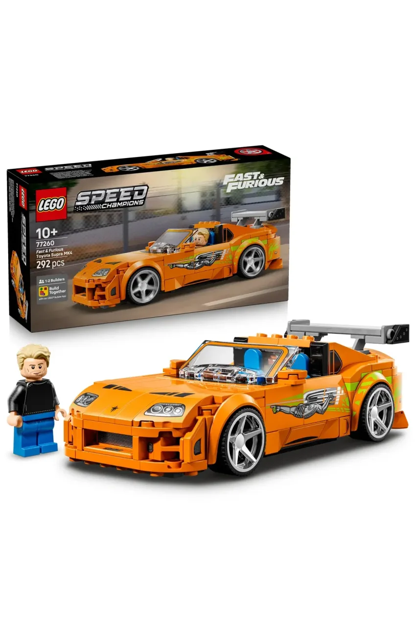 لگو تویوتا سوپرا MK۴ از مجموعه Speed Champions لگو ۷۷۲۶۰ - مناسب برای ۱۰ سال به بالا (۲۹۲ قطعه)