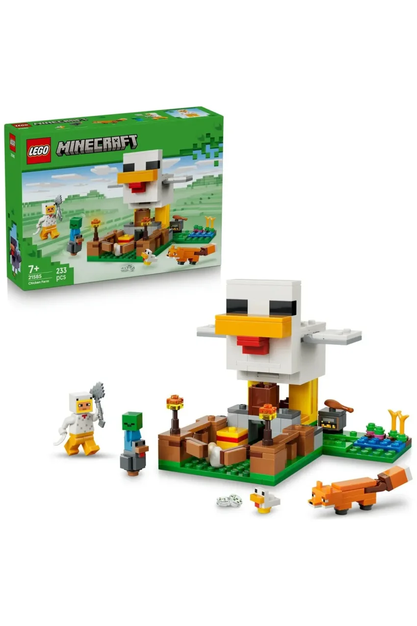 لگو مزرعه مرغ Minecraft لگو ۲۱۵۸۵ - (۲۳۳ قطعه)