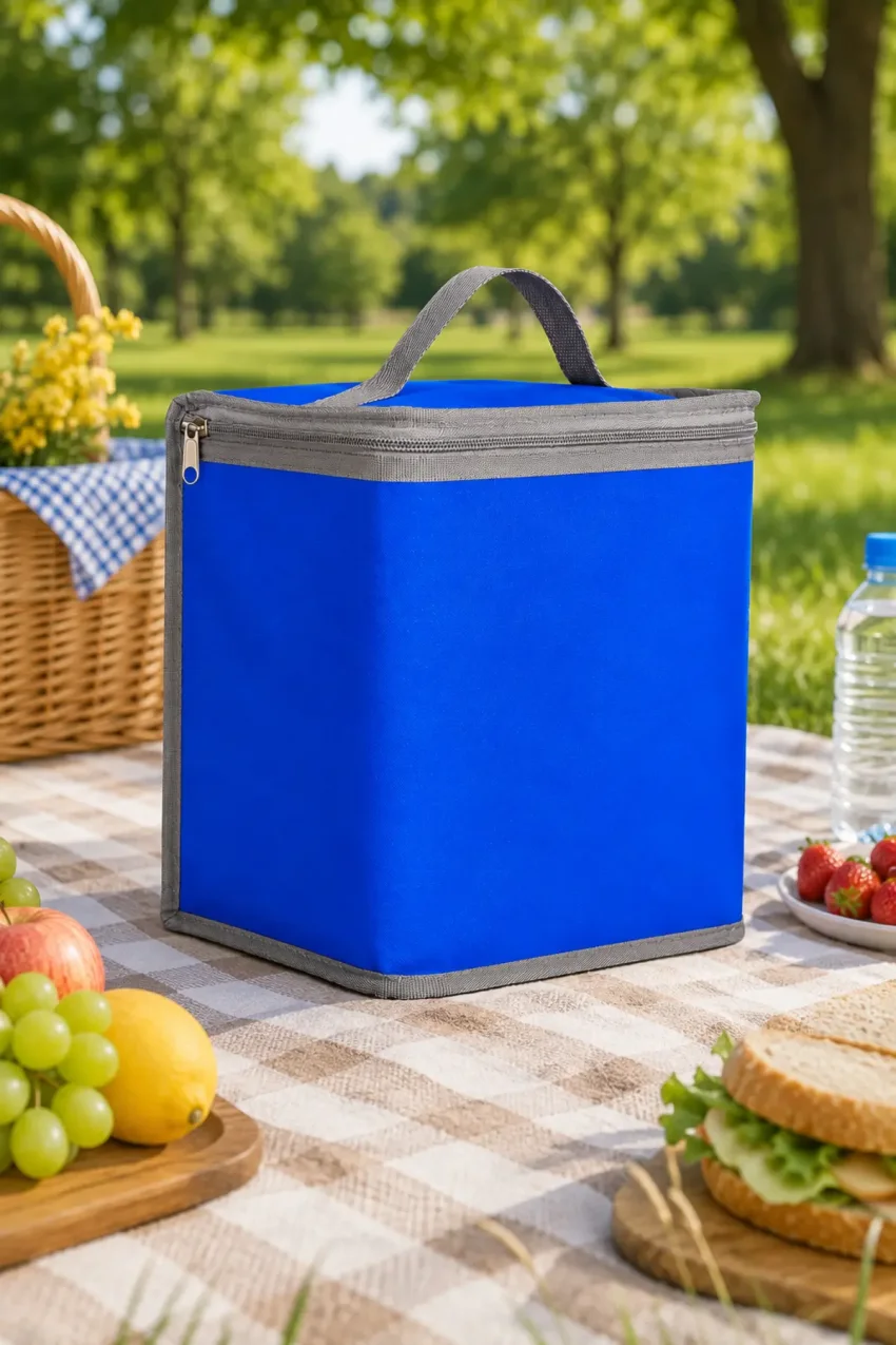 کیف ترموس کمپ و پیک نیک با عایق حرارتی و برودتی 15x25x20 سانتی‌متر