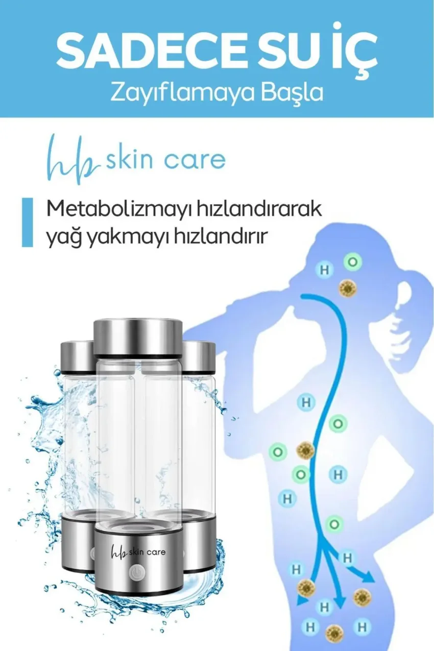 دستگاه آب هیدروژنی افزایش دهنده سطح هیدروژن آب سلامت زیبایی لاغری