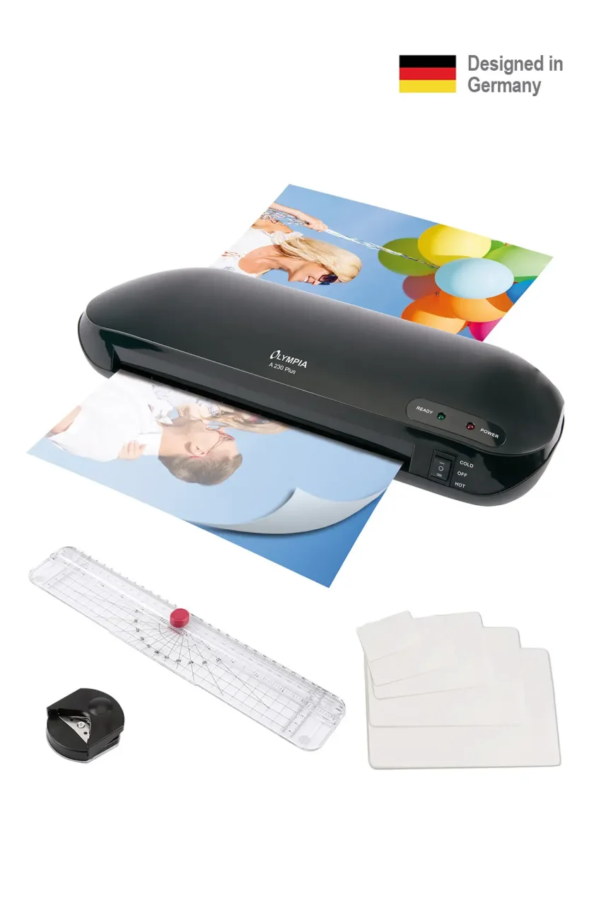دستگاه لمینت ۴ در ۱ A230 PLUS (A4) و هدیه ۱۵ عدد فیلم PVC