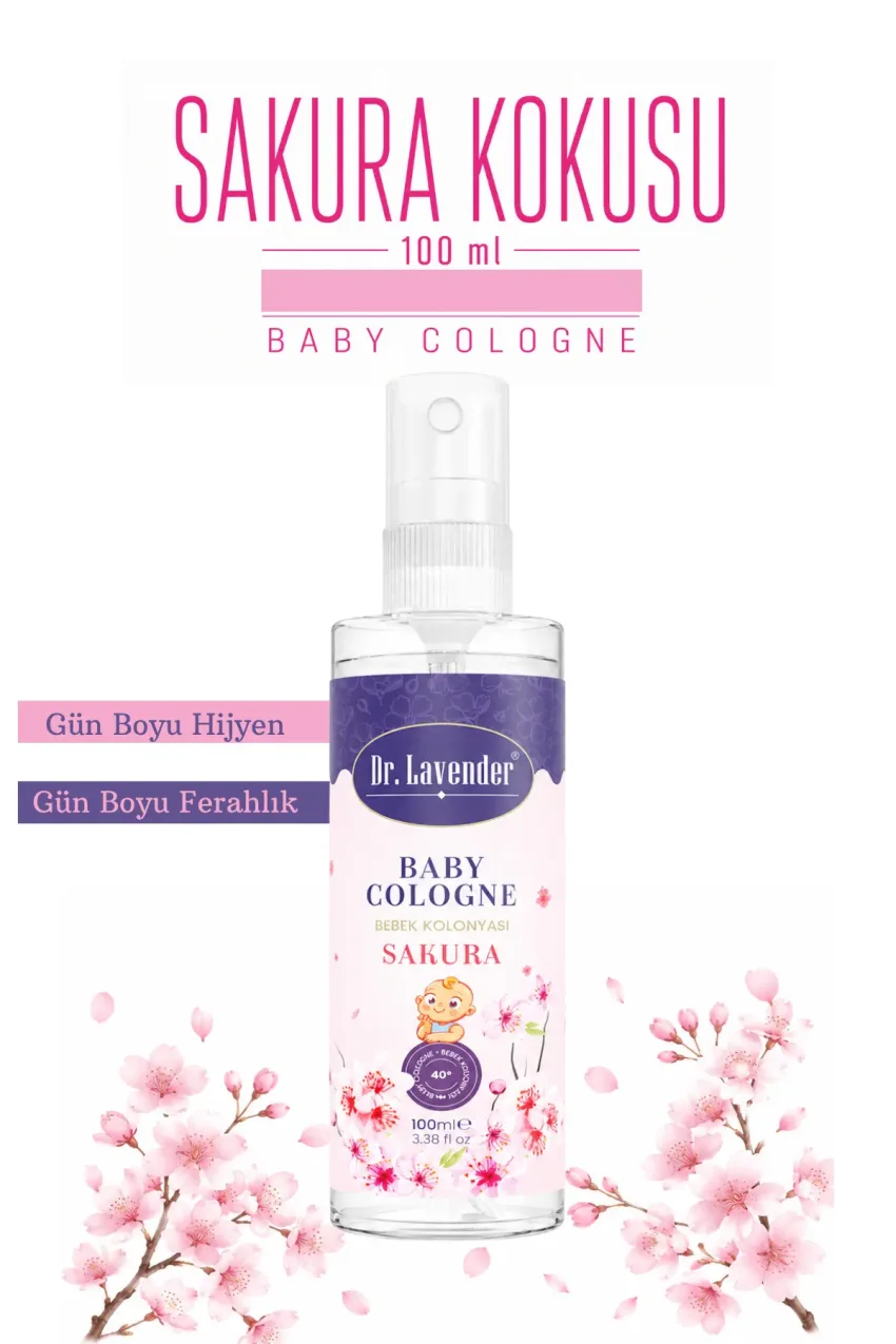 عطر کودک شکوفه ساکورا – بوی شکوفه گیلاس ژاپنی (100 میلی لیتر)
